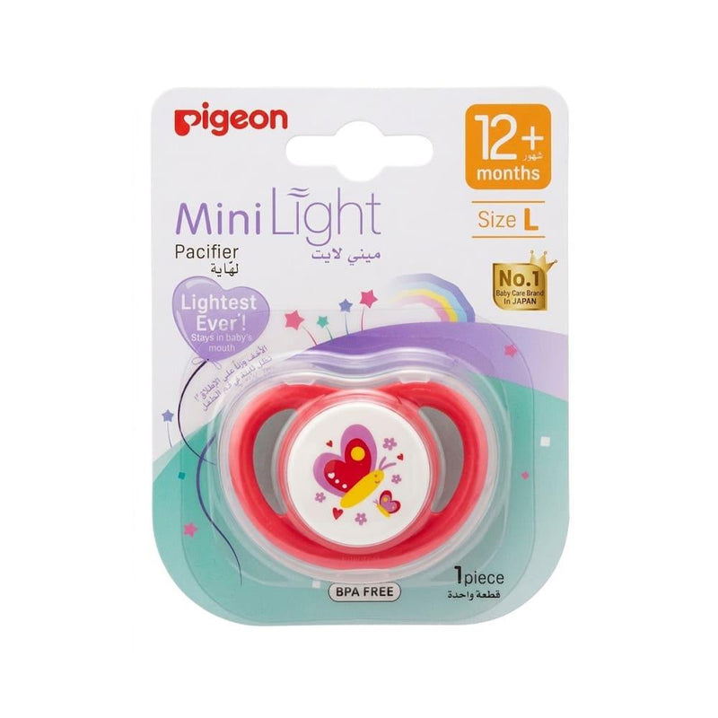 Tommee Tippee Ultra Light Pacifier 6-18 Months Pigeon Mini Lite Large 12+ Months