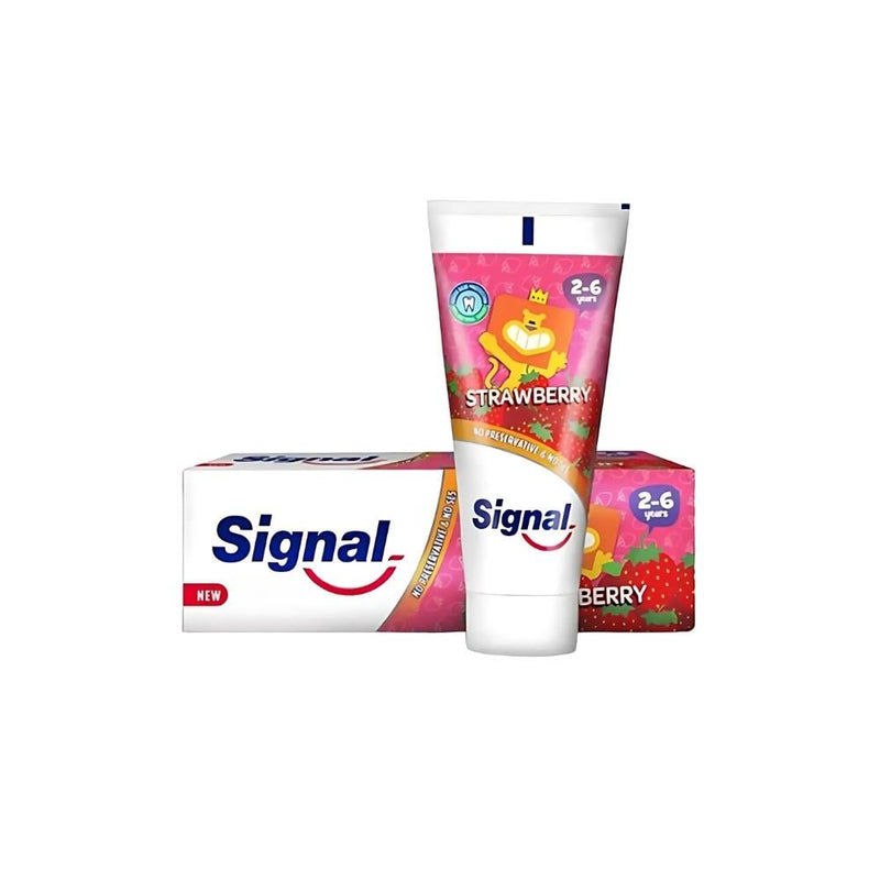Signal Children's Toothpaste, Strawberry Flavor, 50ml