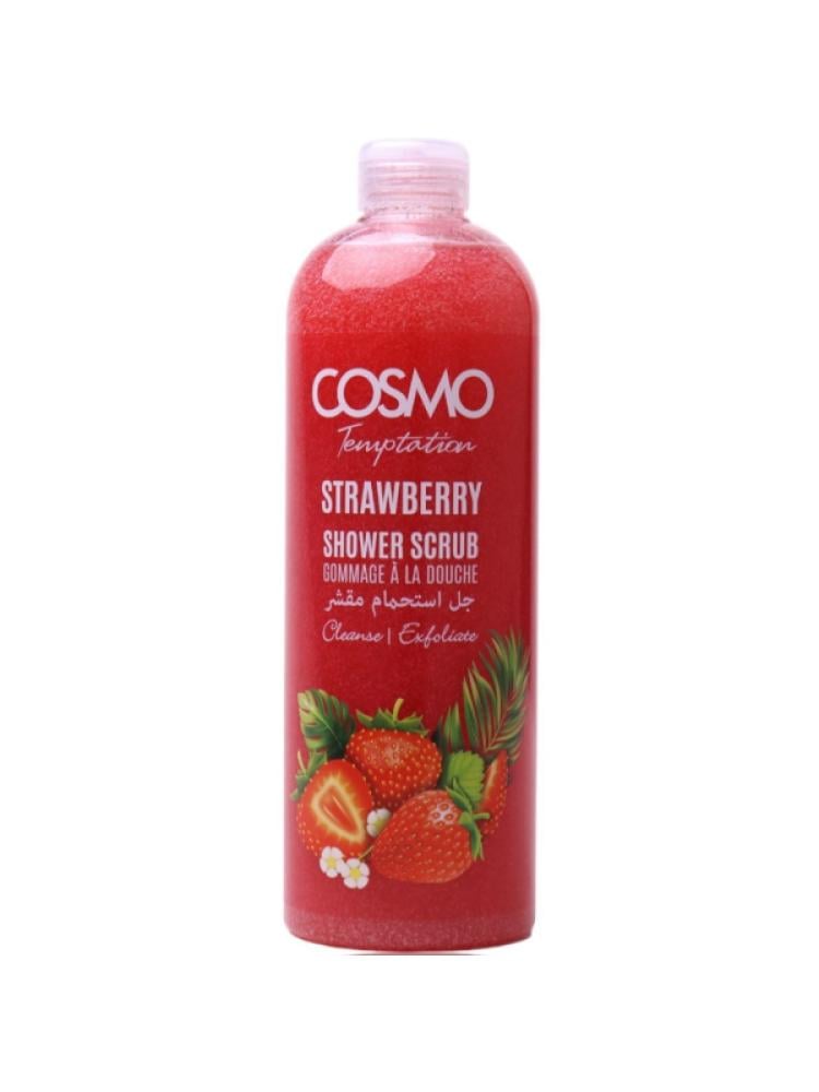 Cosmo Strawberry Exfoliating Shower Gel with Alpha Arbutin - 1000ml