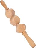 Al Raqi Wooden Massage Tool for Skin Toning & Cellulite Reduction