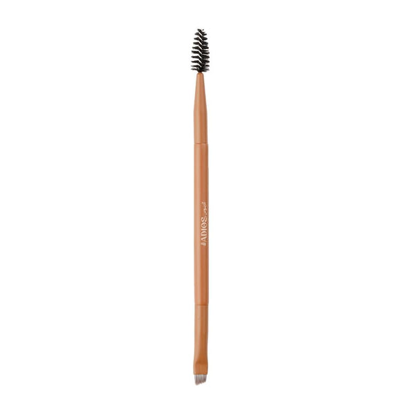 Good Morning Adios Double Eyebrow Brush D02 - Slanted Bristles for Shaping