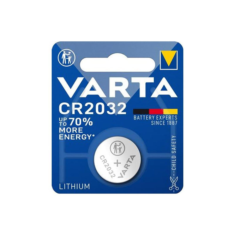 CR2032 3V Lithium Battery Long-Lasting Power Varta 1-Pack