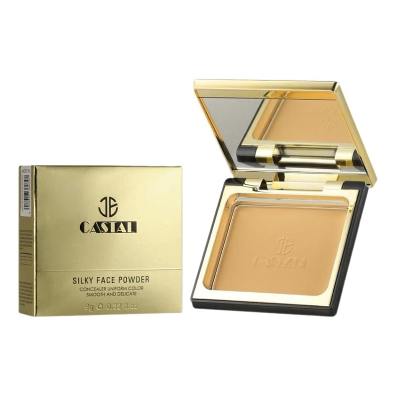 Castal Pressed Face Powder P03 - Mattifying Velvet Finish