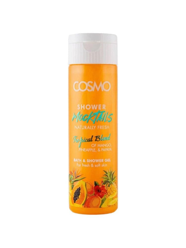 Cosmo Tropical Blend Mocktails Shower Gel Mango Pineapple Papaya 300ml