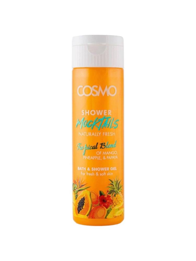 Cosmo Tropical Blend Mocktails Shower Gel Mango Pineapple Papaya 300ml