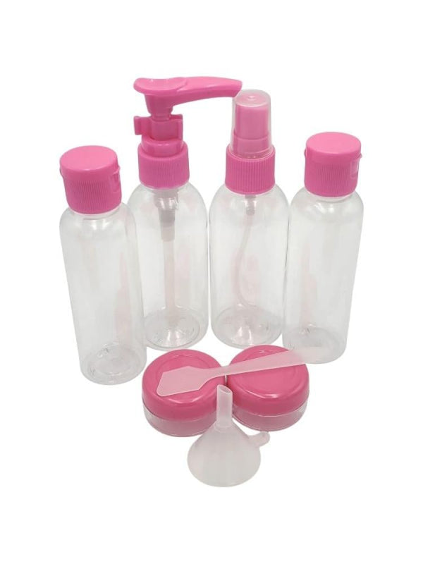 Loveme Beauty Travel Container Set - 6 Pieces - Pink