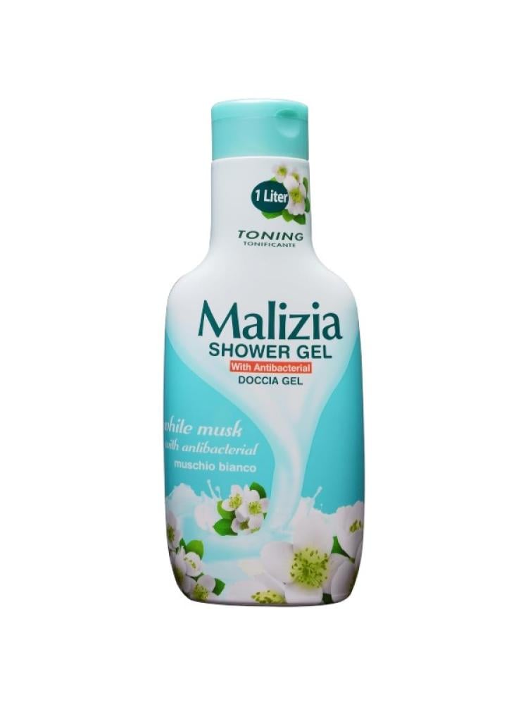 Malizia White Musk Shower Gel Antibacterial 1000 ml