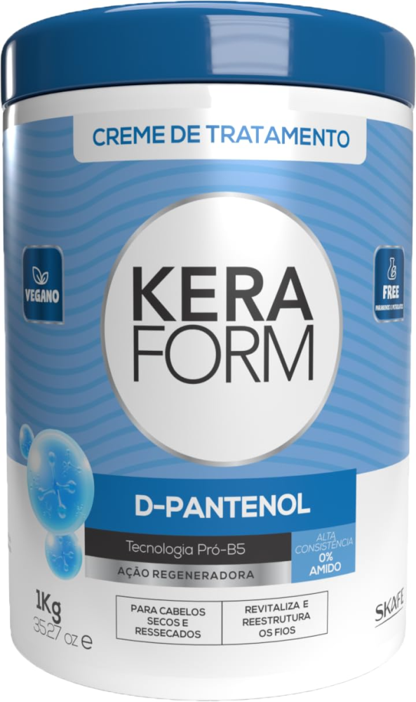 Dry Hair Mask D-Panthenol Regenerator for Stressed Hair Skafe 1kg