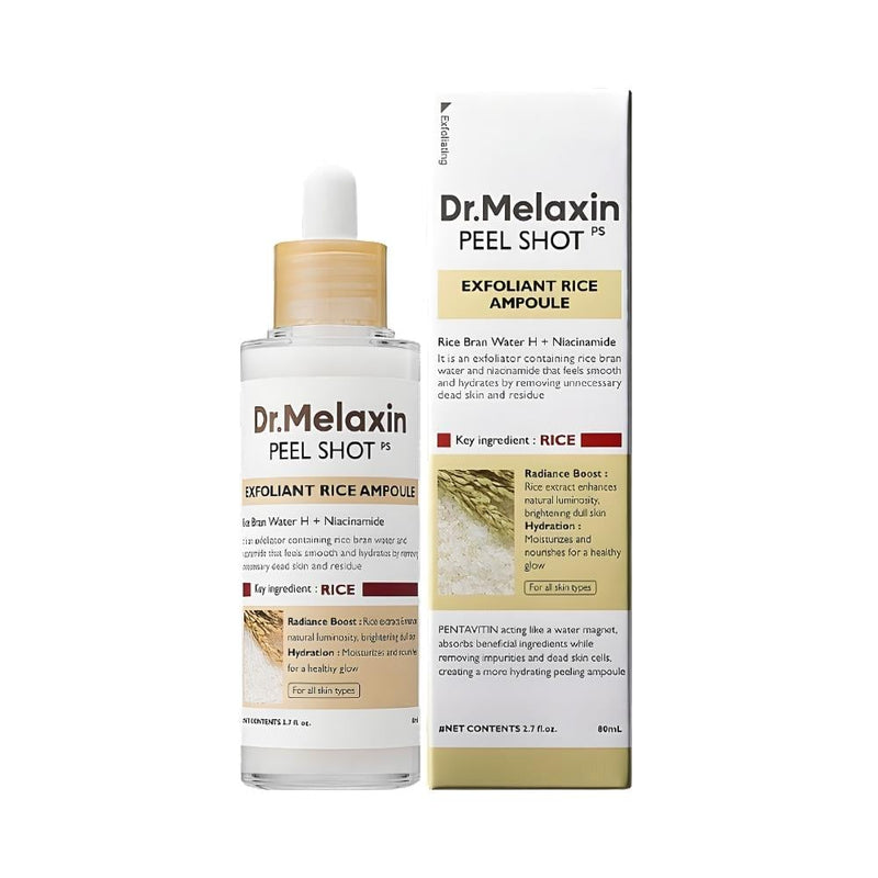 Dr. Melaxin White Rice Exfoliating Serum, Pore Refining, 80ml