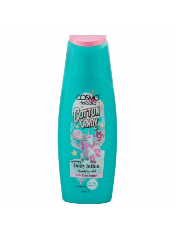 Cosmo Body Lotion - Cotton Candy Scent, Shea Butter, 400ml