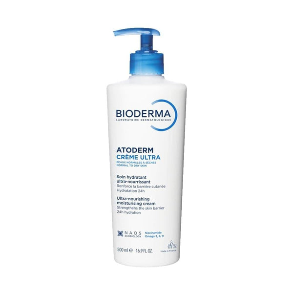 Moisturizing Cream Ultra Hydrating Bioderma Atoderm Crème 500ml