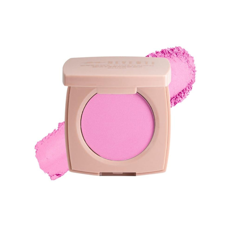 Neverti Cream Blush 007 Peony Pink, 70% Natural Ingredients, Soybean Oil