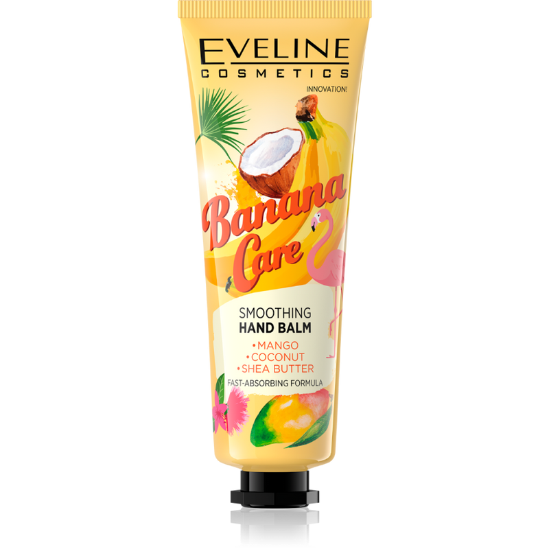 Hand Balm Smoothing Banana Shea Butter Intensive Nourishing Repair Eveline 50ml