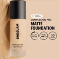 Sheglam Long-Lasting Matte Foundation Full Coverage Shade Shell 30ml