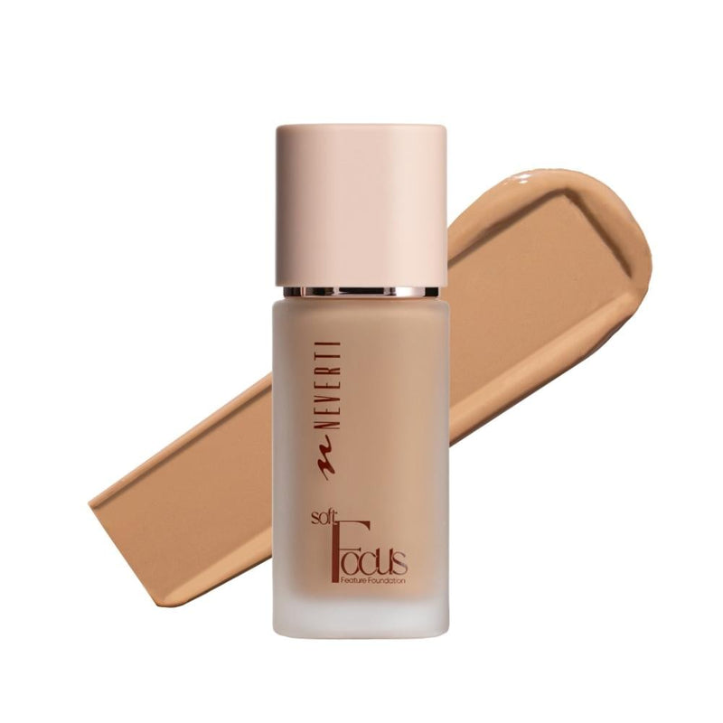 Neferti Soft Focus Foundation, Medium to Full Coverage, 008 Golden Talkis