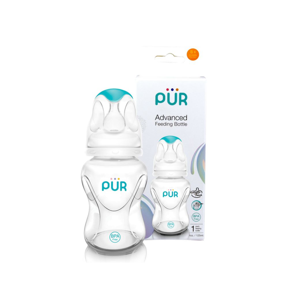 Feeding Bottle Slow Flow Newborn Essentials Pur 125ml