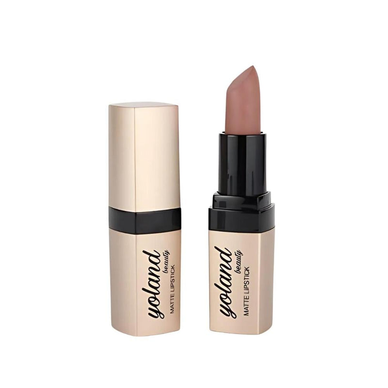 Yolande Beauty Matte Lipstick, 3.8g, with Vitamin E and Creamy Texture