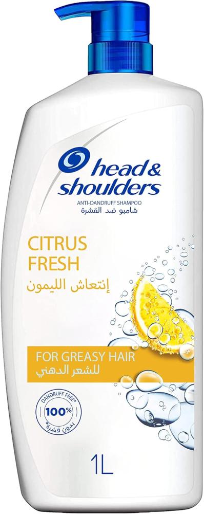 Head and Shoulders Anti Dandruff Shampoo Natural Fresh Scalp Care 1000ml