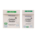 Welziad Pure Cotton Swabs, 100% Cotton, 300 Count