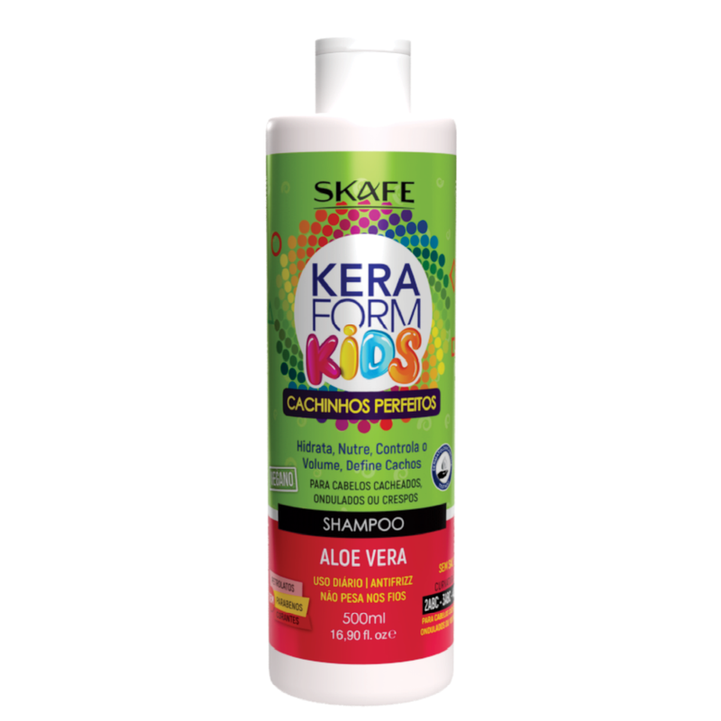 Kids Shampoo for Children with Curly Hair Aloe Vera Formula Skafe 500ml