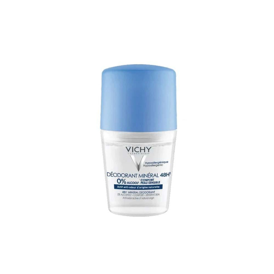 Vichy Mineral Deodorant Roll-on 48H Odor Protection Sensitive Skin 50ml