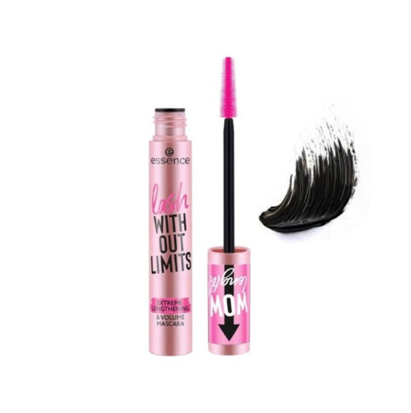 Essence Ultra Black Lengthening and Thickening Mascara, Clump-Resistant, 01