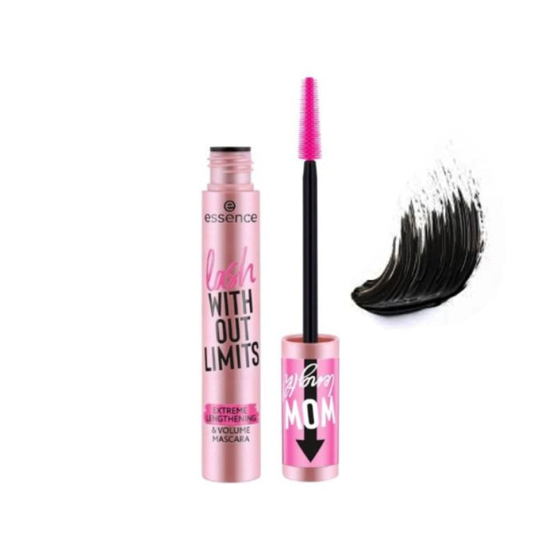 Essence Ultra Black Lengthening and Thickening Mascara, Clump-Resistant, 01