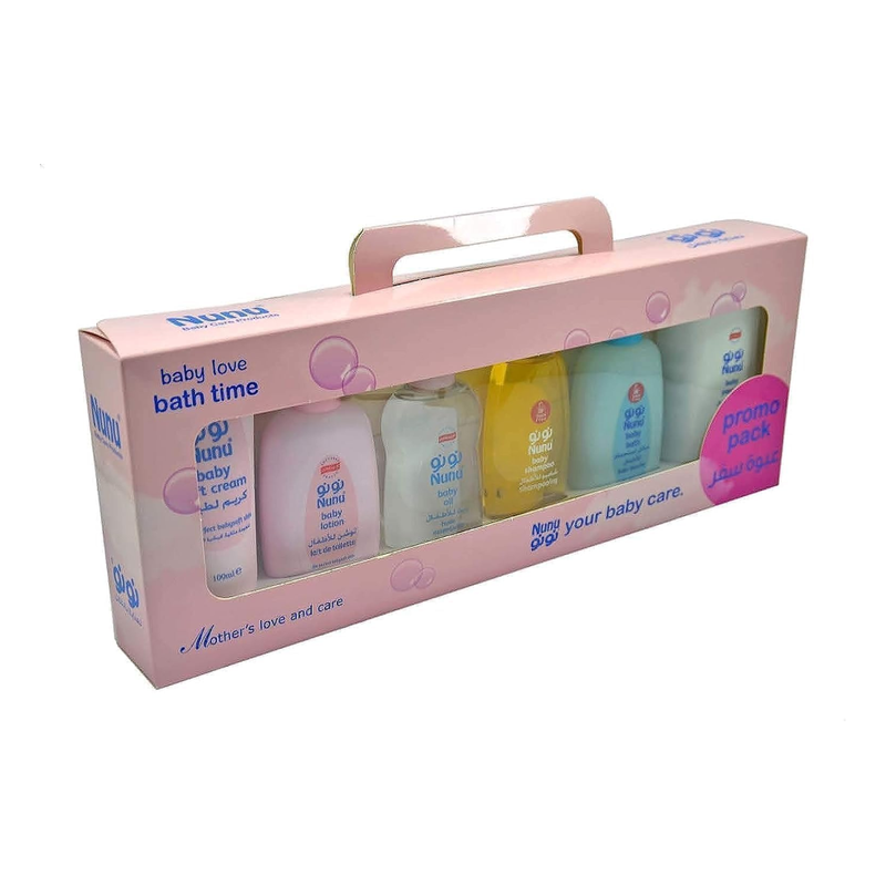 Chocolate Gift Box Baby Care Set Nunu Medium Size 100ml