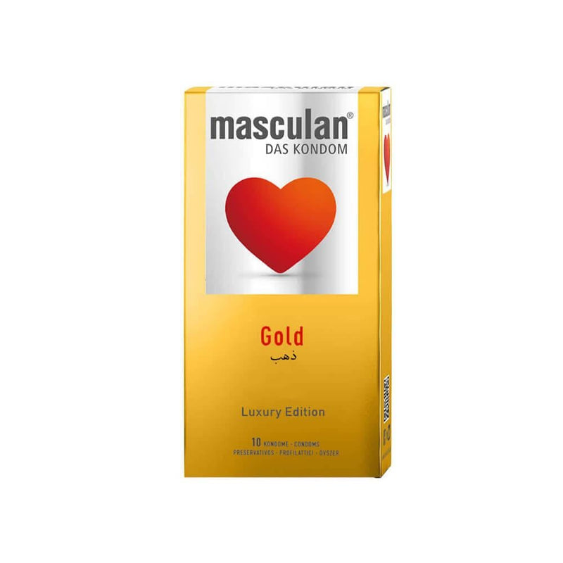 Best Condoms Online Luxury Edition Gold Masculan 10 Pcs
