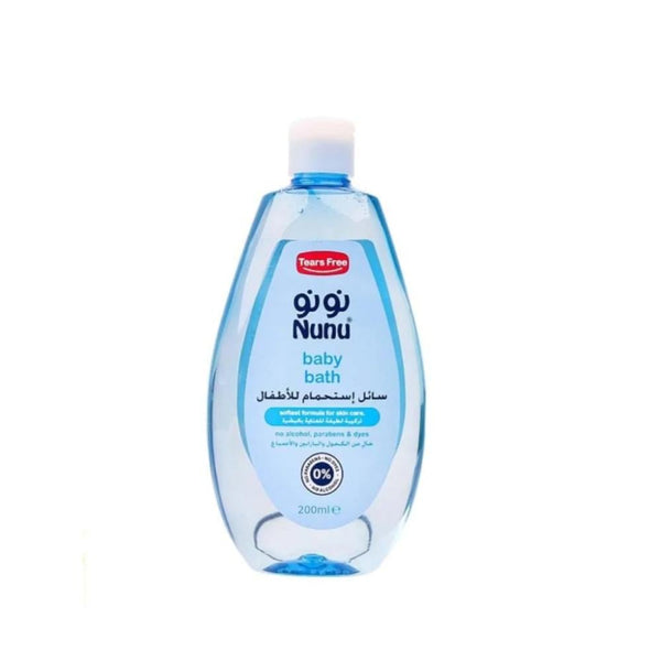 Nunu Baby Bath Liquid, Sensitive Skin Formula, 200ml