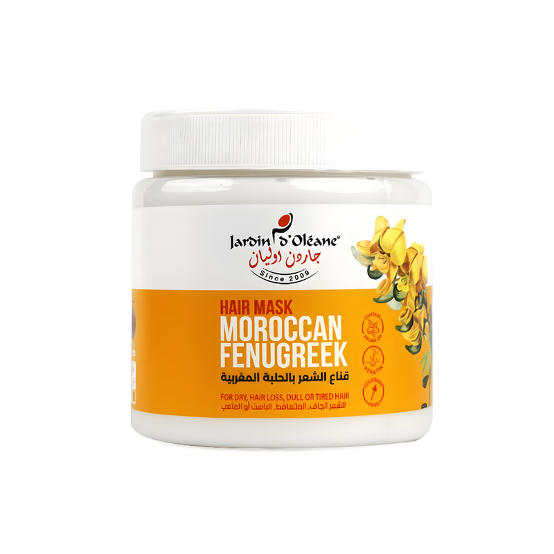 Dry Hair Mask Fenugreek Strengthening and Moisturizing Jardin Éléon 500g