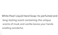 Savon de Royale White Pearl Liquid Hand Soap - Luxurious Fragrance - 500ml