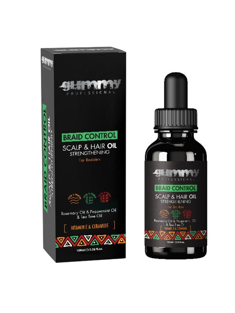 Gummy Professional Braid Control Hair & Scalp Oil - 100ml