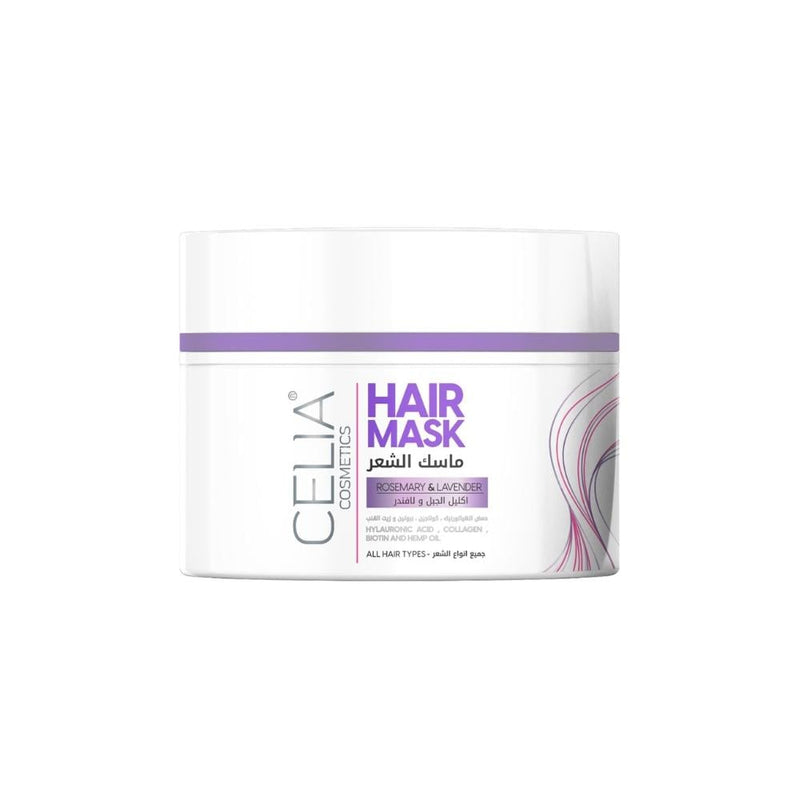 Celia Rosemary & Lavender Hair Mask, Deep Conditioning, 500ml