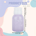 Salon System Empty Pump Bottle - Lilac - For Nail Polish Remover & Makeup Remover