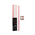 Christine Dual Eyebrow and Eyeliner Pencil, Medium Brown, 01