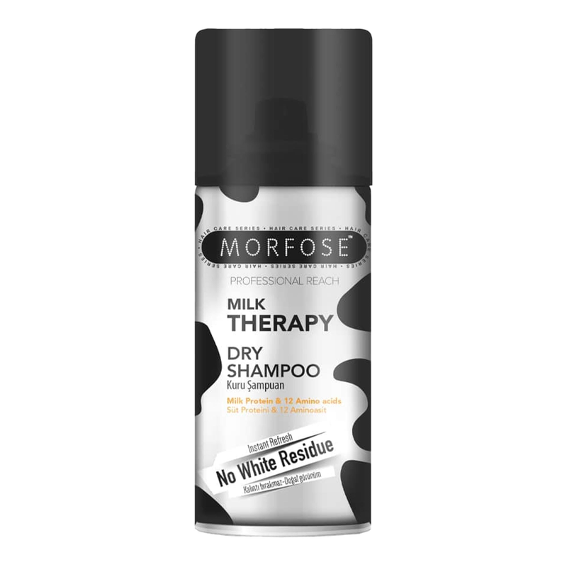 Dry Shampoo Milk Protein Volumising Refreshing Formula Morfose 90ml