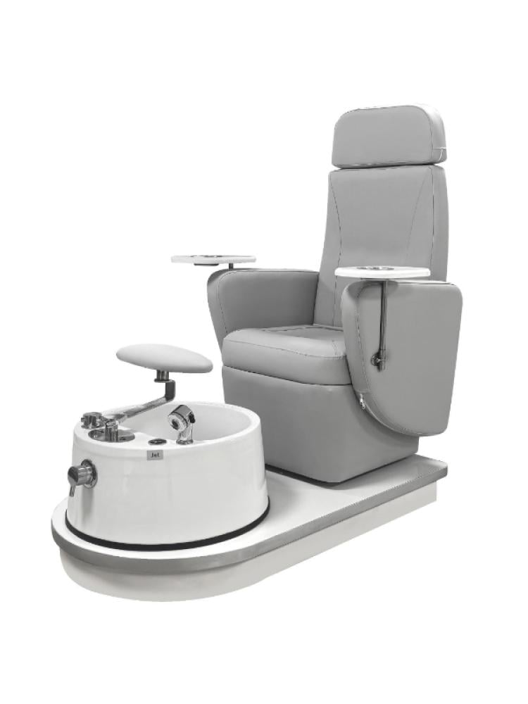 Salon System Pedicure Chair with Jacuzzi - Grey