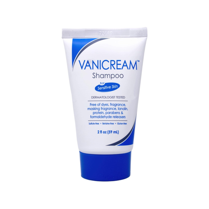 Vanicream Free & Clear Shampoo for Sensitive Skin, Gluten-Free, 59ml