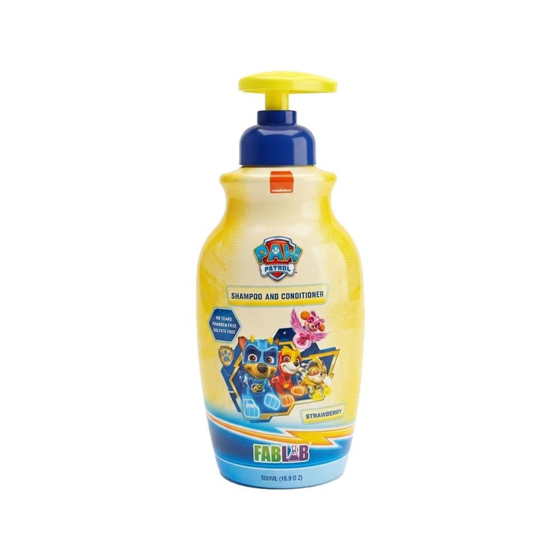 2-in-1 Shampoo and Conditioner Strawberry Paw Patrol Nickelodeon 500ml
