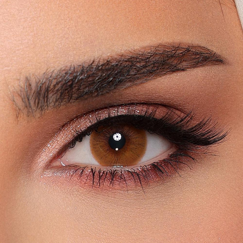 Monthly Contact Lenses Specsavers Ocre Coloured Luminous 1 Pair