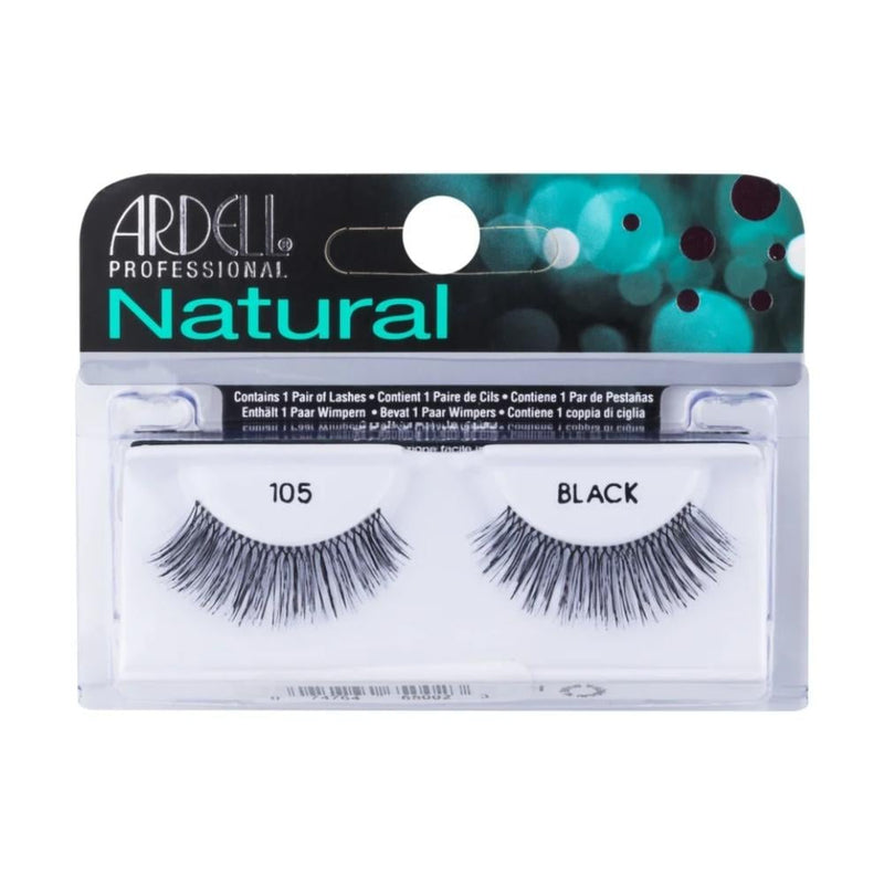 Ardell 105 Natural Eyelashes Black Reusable Sterilized Hair