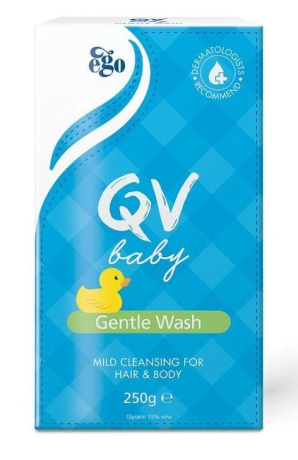 Hair and Body Wash Gentle Cleansing Sensitive Skin QV 250g