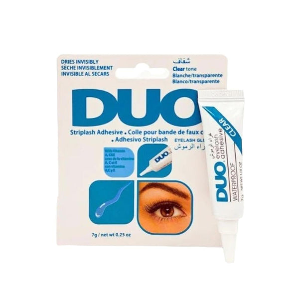 Duo Waterproof Eyelash Adhesive, Clear, Long-Lasting Hold 7g
