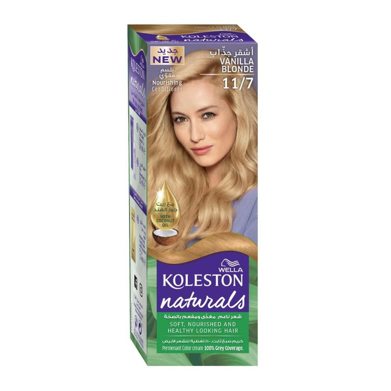 Blonde Hair Dye Vanilla Shade Permanent Colorant Koleston 60ml