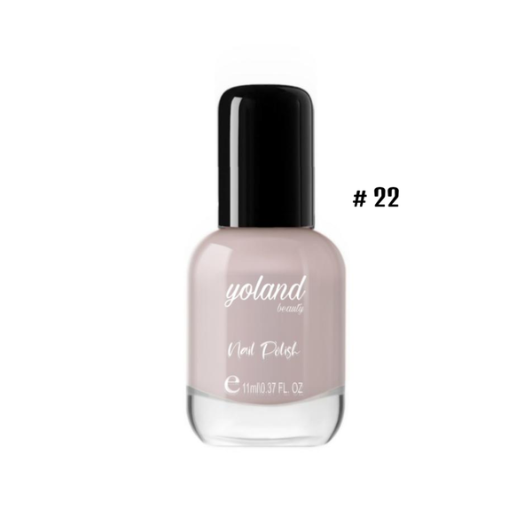Yolande Beauty Nail Polish 22 Quick-Dry, Glossy Finish