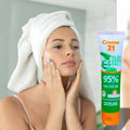 Cream 21 Aloe Vera Gel 95% Moisturizer for Sensitive Dry Skin, 100ml