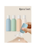 Empty Travel Containers Set Leak Proof Pastel 4-Pack Loveme Beauty 100ml