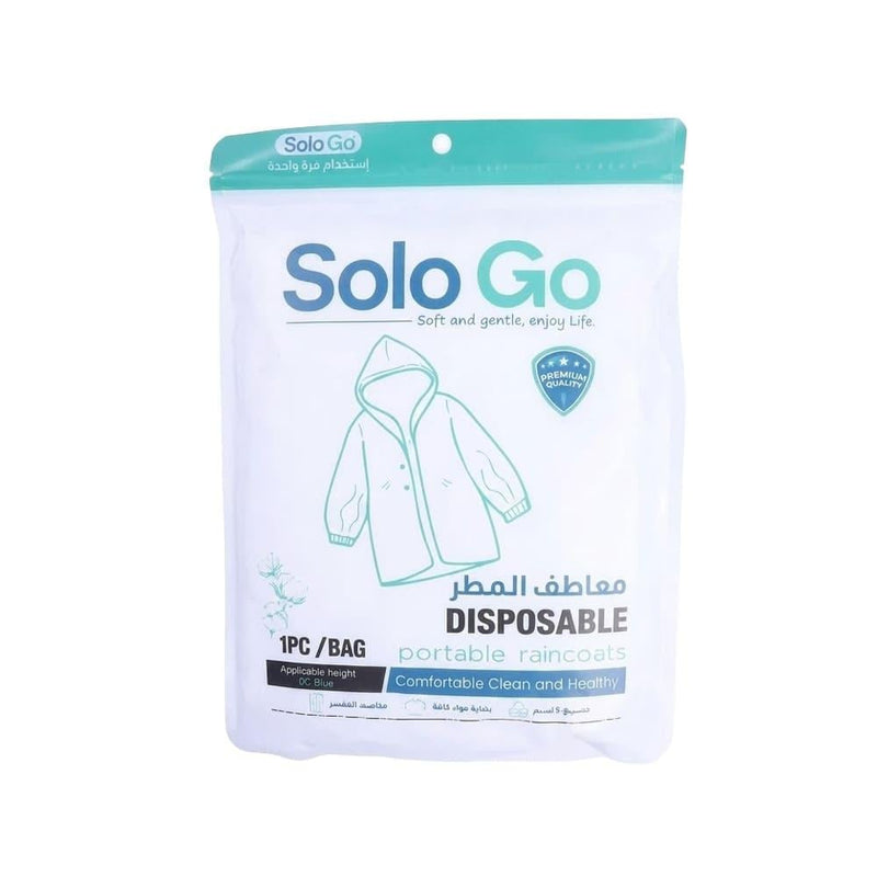 Best Travel Raincoat Portable Packable Solo Go 150x185cm
