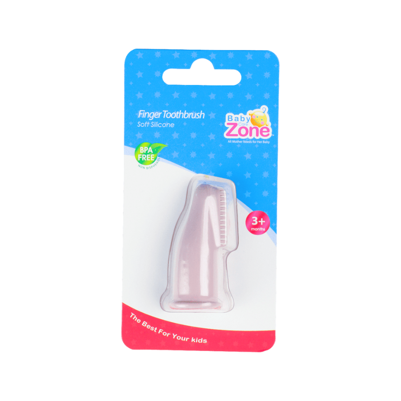 Baby Zone Silicone Baby Toothbrush for Gums and Teeth Cleaning